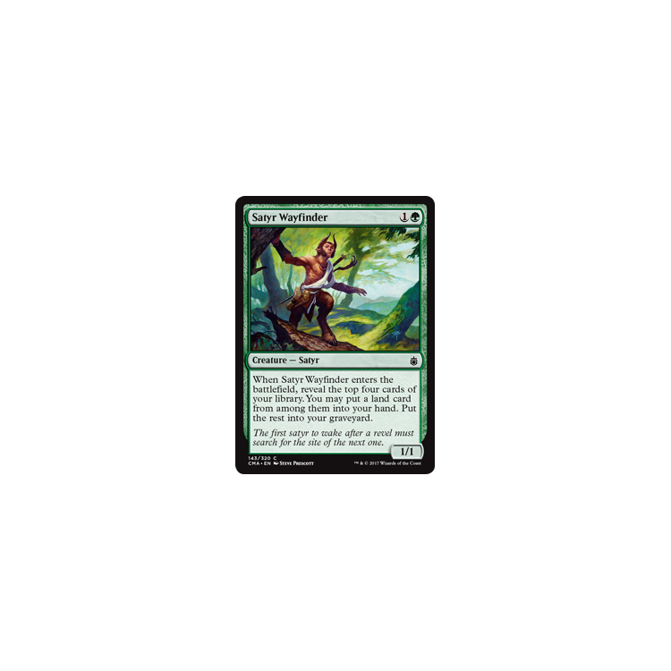 Satyr Wayfinder - Commander Anthology - Magic the Gathering Satyr Wayfinder - Commander Anthology - Magic the Gathering