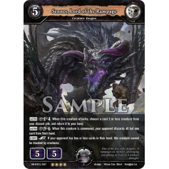 Sennes, Lord of the Rampage (Foil) - DB-BT02 Oath of Blood - Dragoborne -Rise to Supremacy-