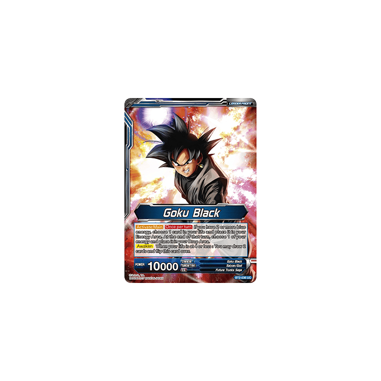 Goku Black // Goku Black, The Bringer of - Big Orbit Cards Goku Black // Goku Black, The Bringer of - Big Orbit Cards