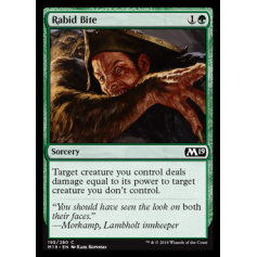 Rabid Bite - Core Set 2019 - Magic the Gathering