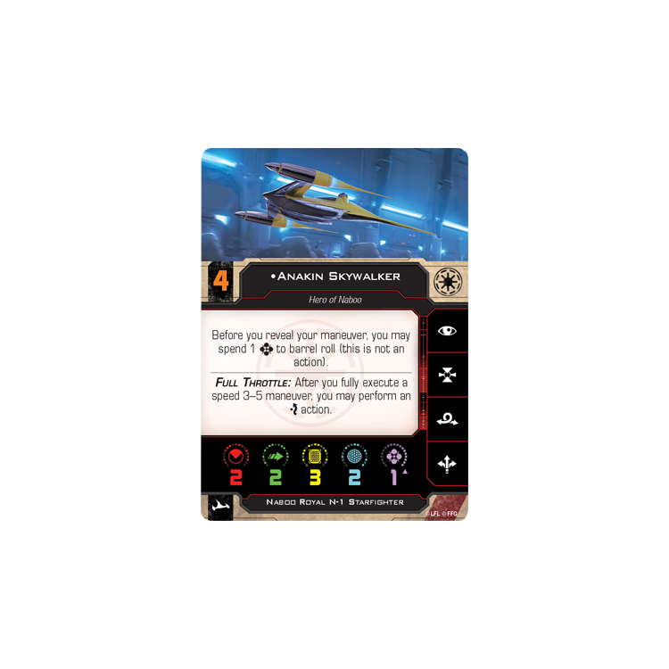 Anakin Skywalker Hero of Naboo & Bravo Big Orbit Cards