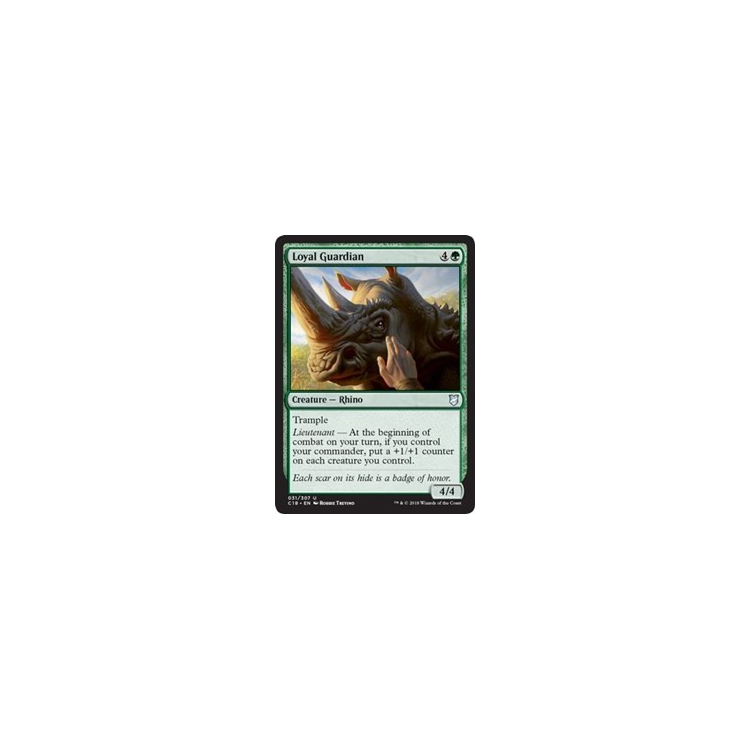 Loyal Guardian Commander 2018 - Magic the Gathering Green