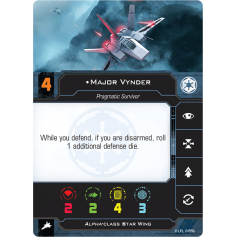 Major Vynder (Unique) - Alpha-class Star Wing (2nd Edition) - Pilot Cards 2nd Ed - Star Wars X-Wing 2nd Edition
