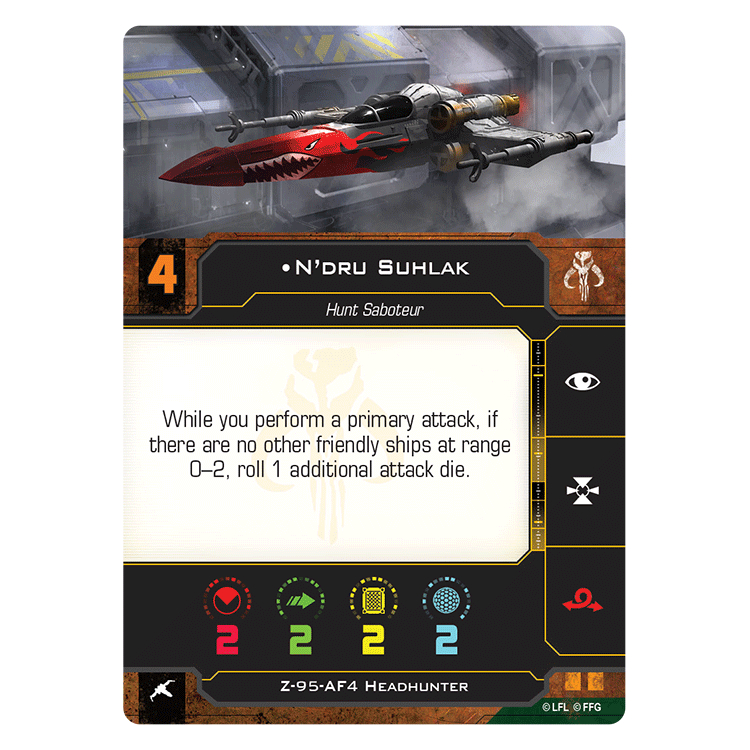 N'dru Suhlak (Unique) Z-95-AF4 Headhunter (2nd Edition)