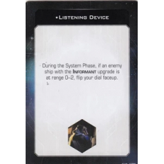 Listening Device - Reference Card (2nd Edition) - Reference Cards 2nd Ed - Star Wars X-Wing 2nd Edition - Star Wars X-Wing