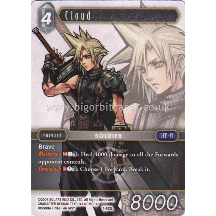 Cloud (1-182) (Foil) (Wave 2+) - Opus I - Big Orbit Cards