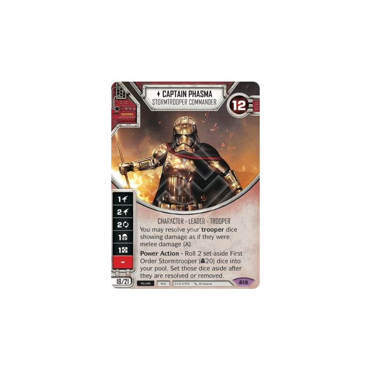 Captain Phasma - Stormtrooper Commander - Big Orbit Cards Captain Phasma - Stormtrooper Commander - Big Orbit Cards