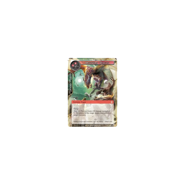 Mountain Dragon - Awakening of the Ancients - Force of Will Mountain Dragon - Awakening of the Ancients - Force of Will