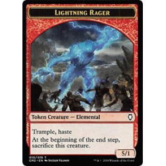 Lightning Rager Token - Big Orbit Cards