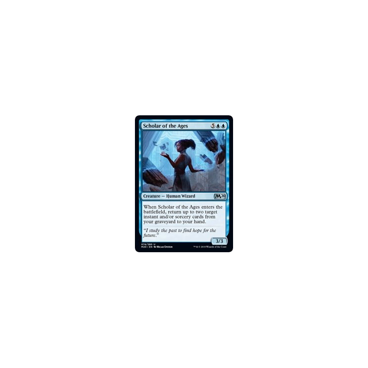Scholar of the Ages - Core Set 2020 - Magic the Gathering Scholar of the Ages - Core Set 2020 - Magic the Gathering