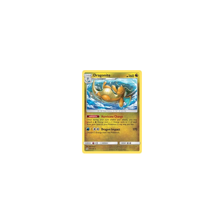 Dragonite (Reverse Holo) Unified Minds Big Orbit Cards