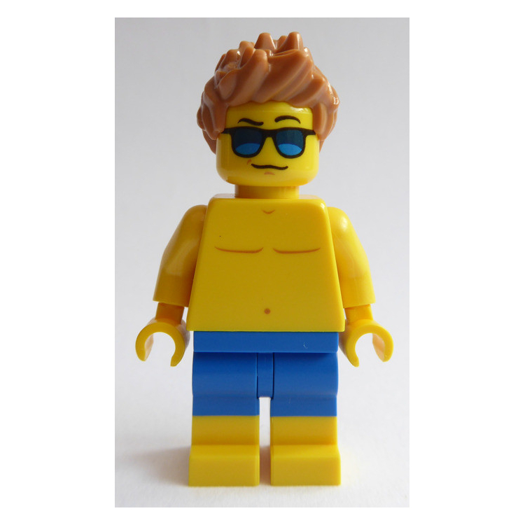 Fun at the Beach Volleyball Player Minifigure Minifigs Lego Big Orbit Cards
