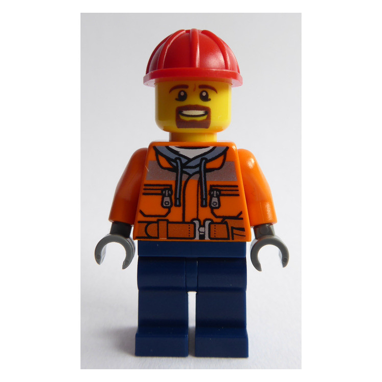 Construction Worker Minifigure City Big Orbit Cards