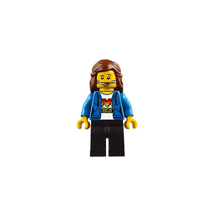 Girl with Braces Minifigure Minifigs Big Orbit Cards