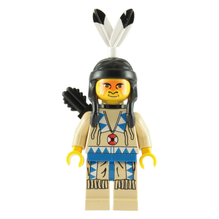 Indian with Tan Shirt and Quiver Minifigure
