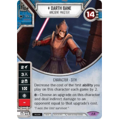 Darth Bane - Ancient Master (Card Only) - Covert Missions - Star Wars Destiny
