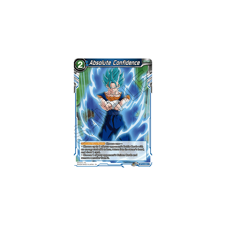 Absolute Confidence - BT10 - Rise of the Unison Warrior - Dragon Ball Super Card Game Absolute Confidence - BT10 - Rise of the Unison Warrior - Dragon Ball Super Card Game