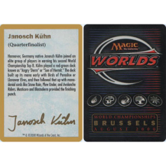 World Champ. Decks2000 【Janosch Kuhn】 Janosch Kühn Decklist