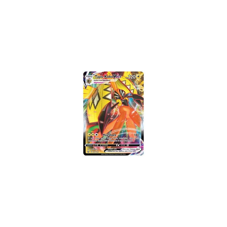 Tapu Koko VMAX Battle Styles Pokemon Card