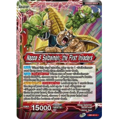 Nappa // Nappa & Saibaimen, the First Invaders (Foil) - EB1 - Battle Evolution Booster - Dragon Ball Super Card Game
