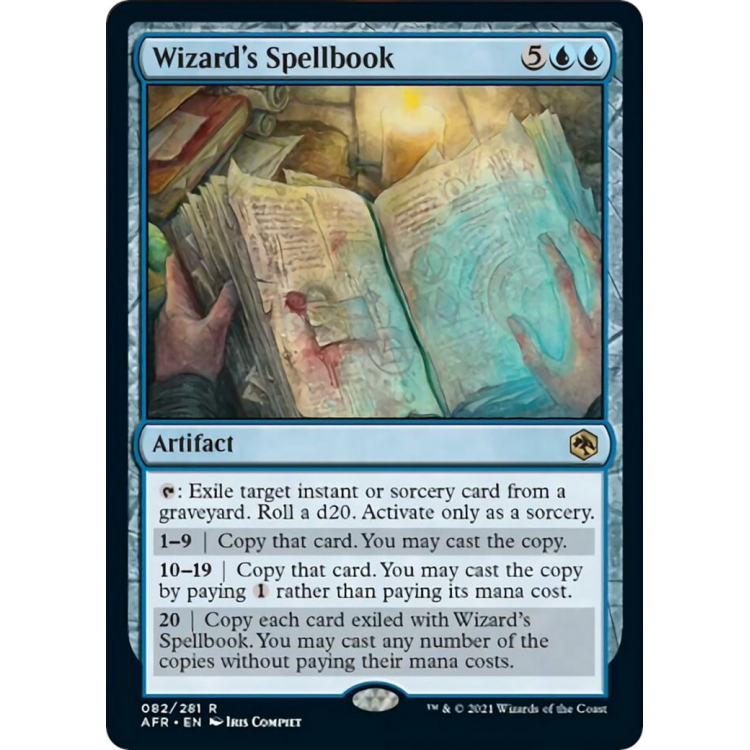 Wizard's Spellbook - Adventures in the Forgotten Realms - Magic the Gathering Wizard's Spellbook - Adventures in the Forgotten Realms - Magic the Gathering