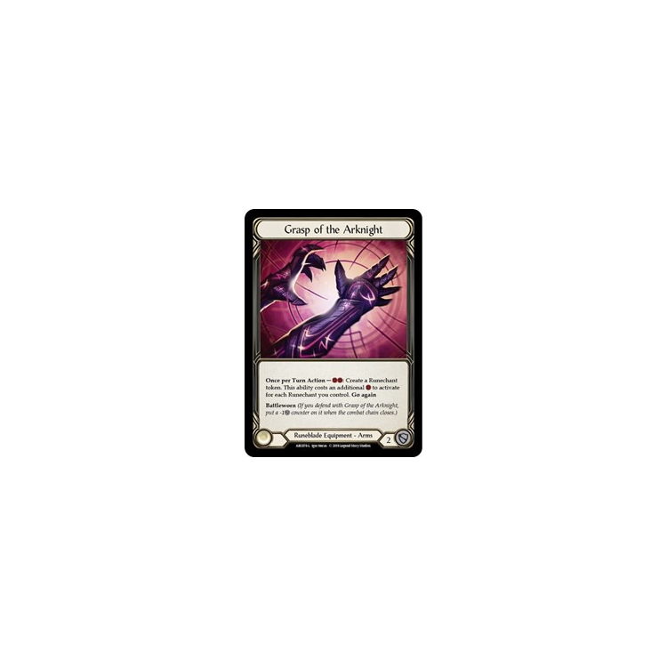 その他 Flesh and Blood Grasp of the Arknight Grasp of the Arknight - Flesh & Blood TCG - Arcane Rising