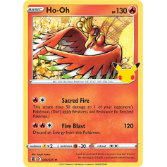 Pokemon Lugia & Ho-oh Holo celebrations cards