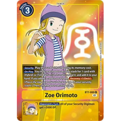 Zoe Orimoto (Box Topper) - BT7 - Next Adventure - Digimon Card Game
