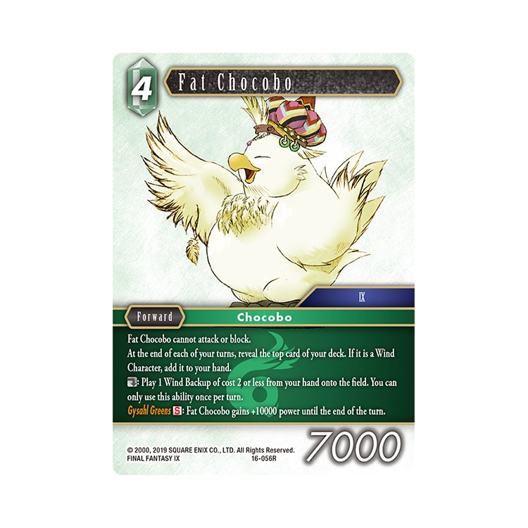 Fat Chocobo (16-056) Opus XVI Big Orbit Cards