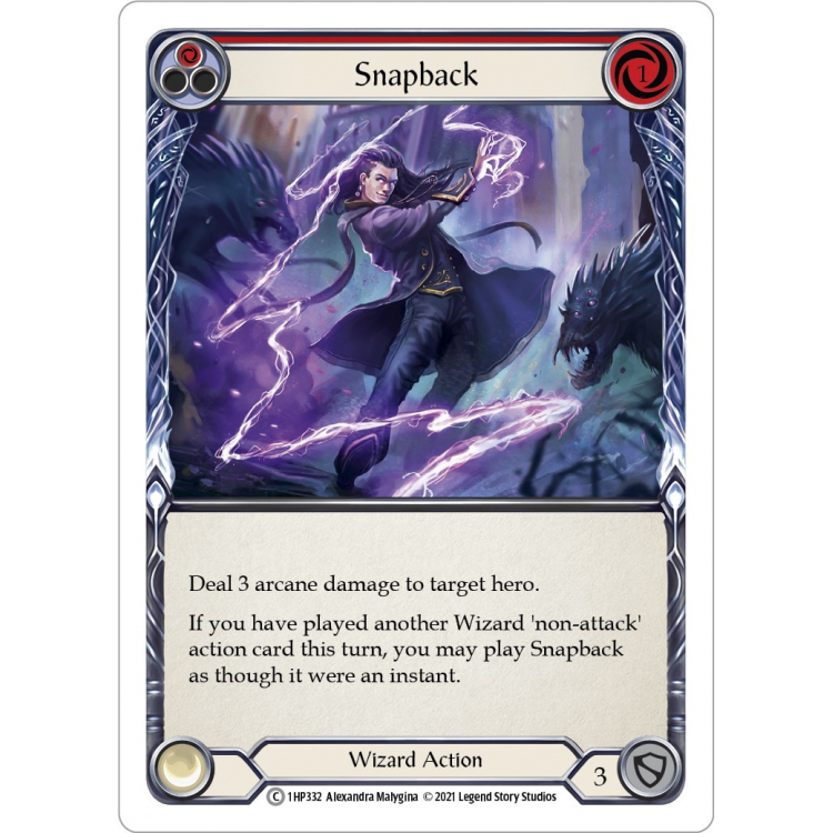 Snapback (Red) (1st Edition) Big Orbit Cards