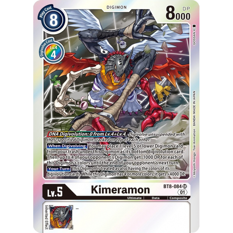 Kimeramon - BT8 - New Awakening - Digimon Card Game Kimeramon - BT8 - New Awakening - Digimon Card Game