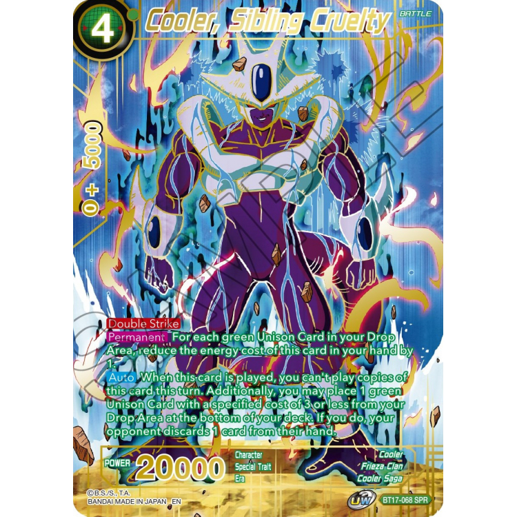 Piccolo, First Fusion - BT17-067 - R - Foil - Dragon Ball Super