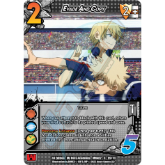 Evade And Copy (1st Edition) - My Hero Academia - Crimson Rampage - UniVersus