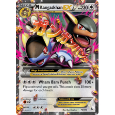 Mega Kangaskhan EX (Holo) - Flashfire - Pokemon