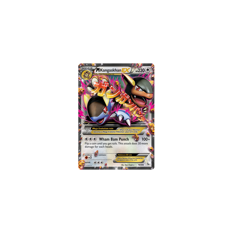 Mega Kangaskhan EX (Holo) - Flashfire - Pokemon Mega Kangaskhan EX (Holo) - Flashfire - Pokemon