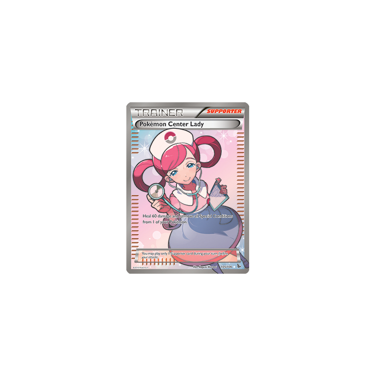 Pokemon Center Lady (Full Art) (Holo) - Big Orbit Cards