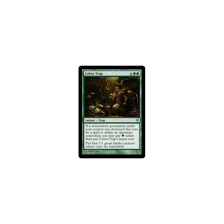 Cobra Trap - Zendikar - Magic the Gathering Cobra Trap - Zendikar - Magic the Gathering