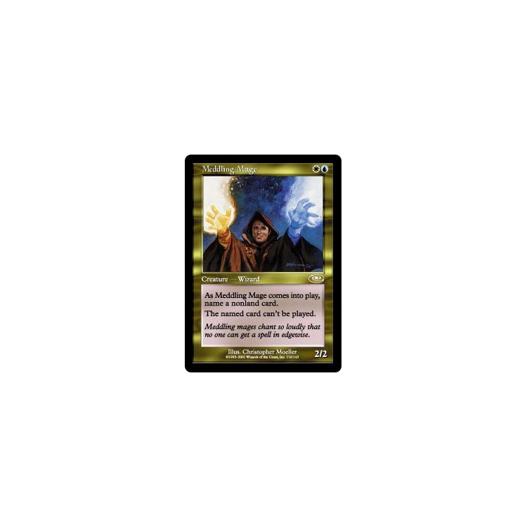 Meddling Mage (Foil) - Planeshift - Magic the Gathering Meddling Mage (Foil) - Planeshift - Magic the Gathering
