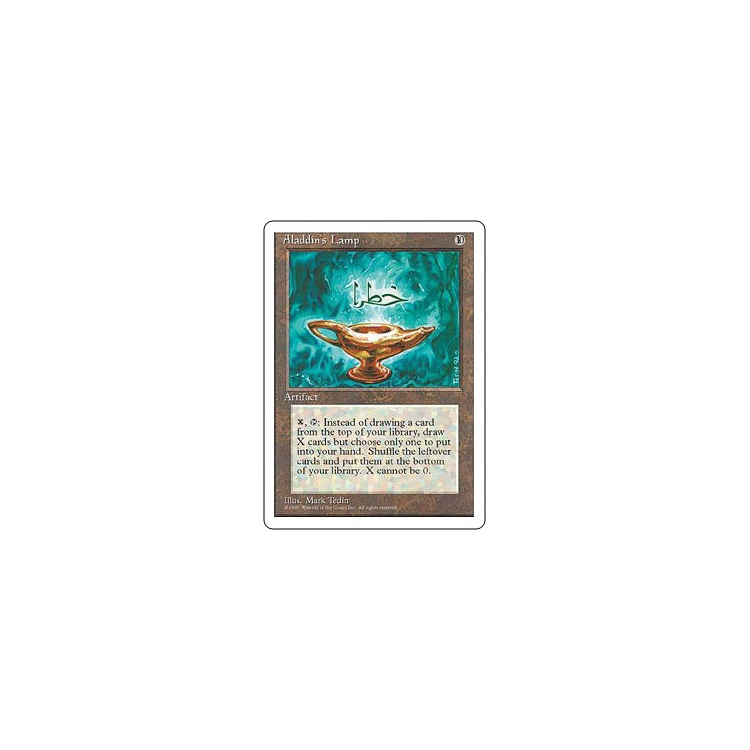 Aladdin's Lamp - Fourth Edition - Magic the Gathering Aladdin's Lamp - Fourth Edition - Magic the Gathering