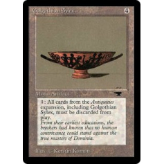 MTG　Golgothian Sylex　アンティキティ　英語 NM Golgothian Sylex | Antiquities | Star City Games