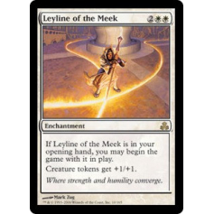 Leyline of the Meek (Foil) - Guildpact - Magic the Gathering