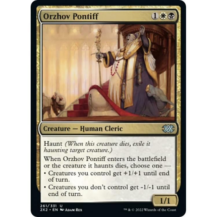 Orzhov Pontiff (JAPANESE) - Double Masters 2022 - Magic the Gathering Orzhov Pontiff (JAPANESE) - Double Masters 2022 - Magic the Gathering