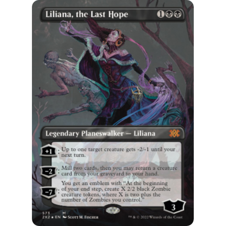 MTG】日語Foil Liliana the Last Hope 最後の望みリリアナ EMN