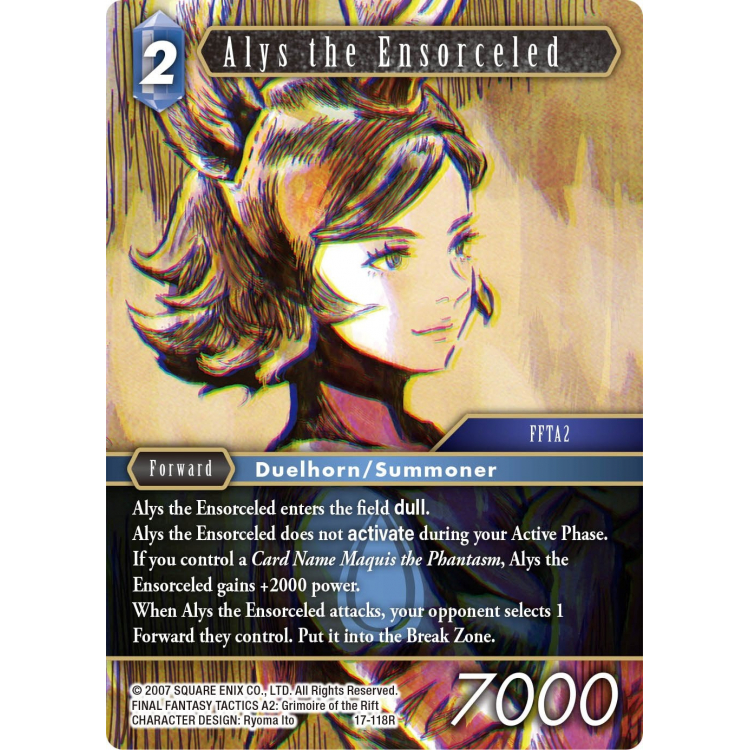 Alys the Ensorceled (17-118) - Opus XVII - Final Fantasy TCG Alys the Ensorceled (17-118) - Opus XVII - Final Fantasy TCG