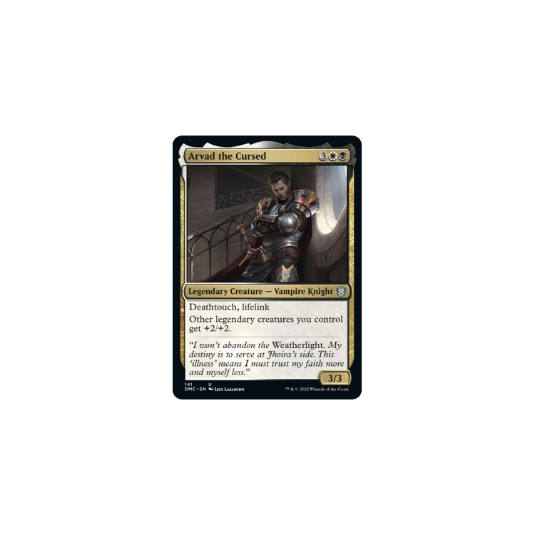 Arvad the Cursed - Dominaria United Commander - Magic the Gathering Arvad the Cursed - Dominaria United Commander - Magic the Gathering