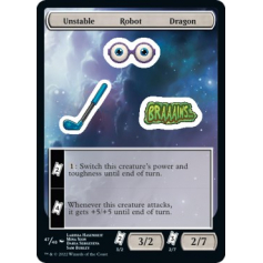 Unstable Robot Dragon - Unfinity - Magic the Gathering