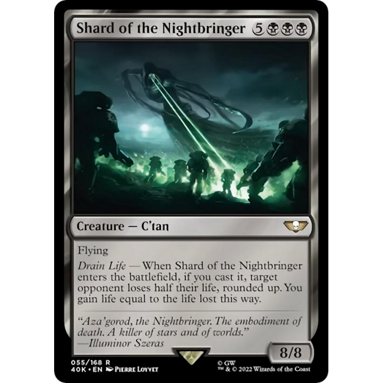 Shard of the Nightbringer - Universes Beyond - Warhammer 40,000 - Magic the Gathering Shard of the Nightbringer - Universes Beyond - Warhammer 40,000 - Magic the Gathering