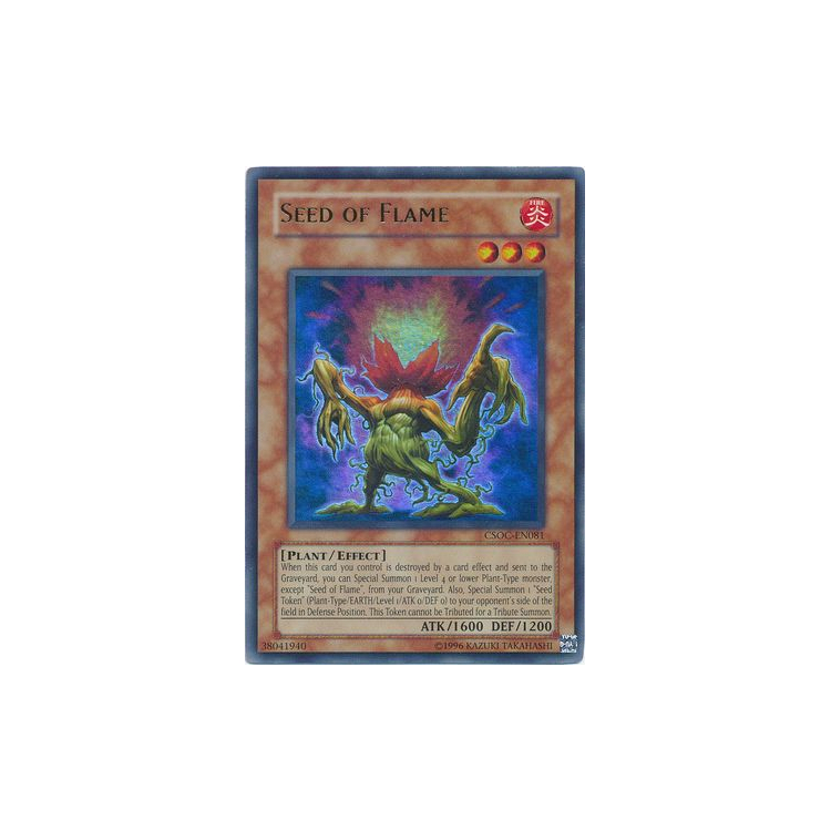 Seed of Flame - Ultra Rare (Unlimited - Big Orbit Cards