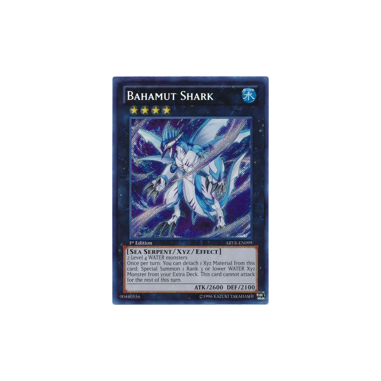 Bahamut Shark - Secret Rare (1st Edition) - Abyss Rising (ABYR) - Yu-Gi-Oh! Bahamut Shark - Secret Rare (1st Edition) - Abyss Rising (ABYR) - Yu-Gi-Oh!