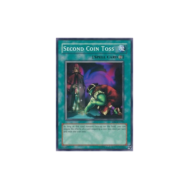 Yu-Gi-Oh! Second Coin Toss Card - LOD-083 Rare From Legacy Of Darkness Set